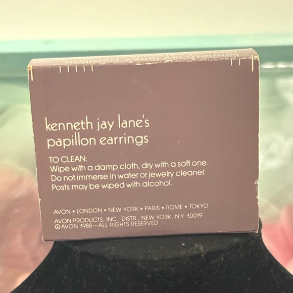Kenneth Jay Lane for Avon Papillon Earrings - Picture 3 of 6